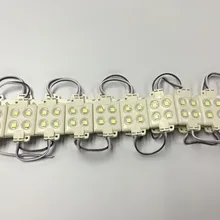 1000 шт./лот Светодиодный модуль 5050 4 светодиода впрыска ABS Пластик IP65 DC12V 1 Вт для рекламы щита волдыря слова
