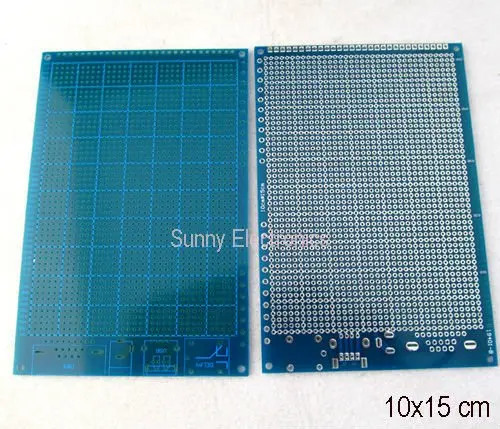 100 шт Односторонняя печатная плата 5x7 см(" x 2,76") Прототип PCB односторонняя 5*7 панель универсальной платы