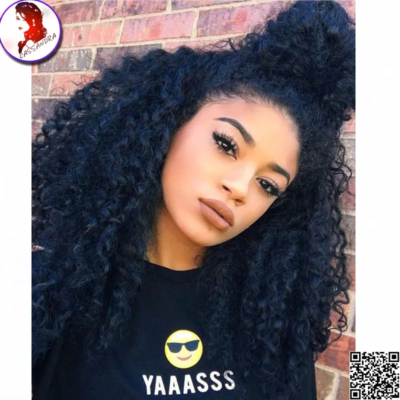 

8A Peruvian Full Lace Wigs For Black Women Full Kinky Curly With Baby Hair Virgin Human Hair Cheap 130% density Hotselling