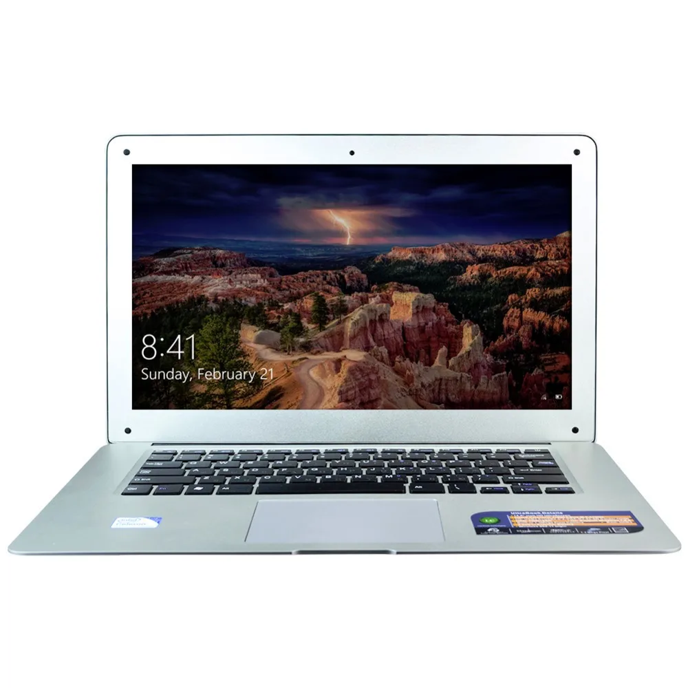 HZONE 14 Inch Laptop Computer with Celeron J1900 Quad Core 8GB RAM & 320GB HDD Windows 10 Pro Mini HDMI 1.30 Webcam