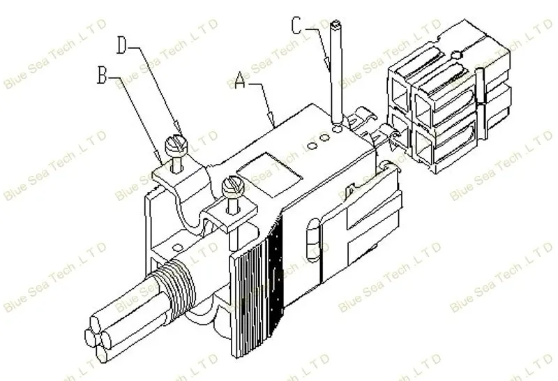 4 Pin/poles/wire 30A 600V PCB разъем питания модуль батарея штепсельные розетки наборы, 4 ядра UPS модуль питания