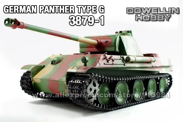トイガン RocoP+ Heng Long 1/16 German Panther Type G RC Tank 3879-1 with