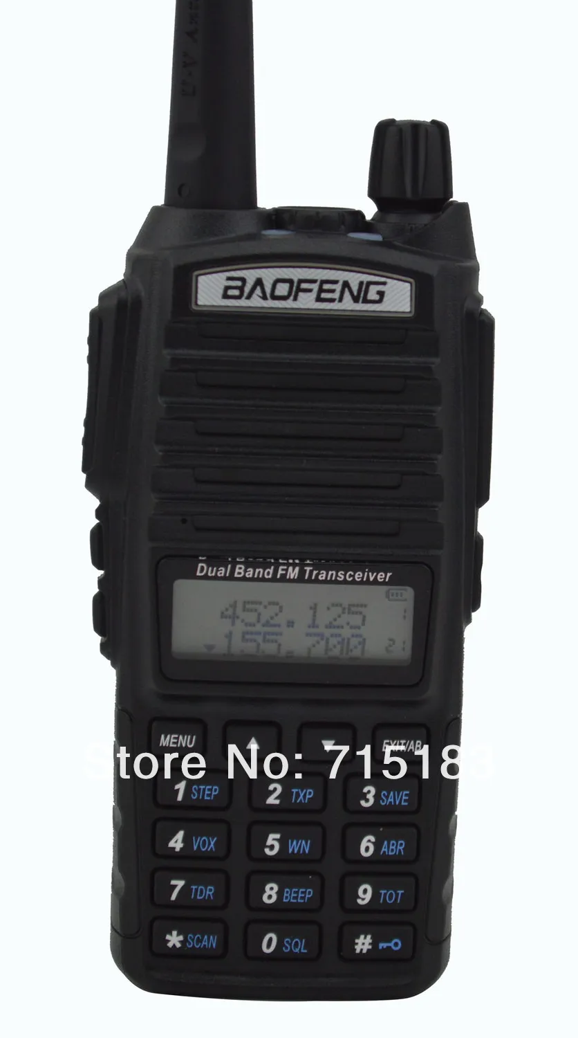 Walkie Talkie Baofeng UV-82 Двухдиапазонный 2 способ радио приемопередатчик VHF& UHF Baofeng UV 82 UV82 рация
