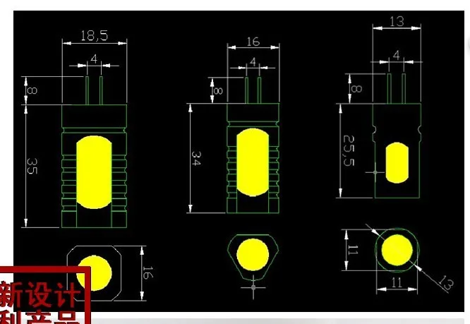 9 Вт G4 cob светодиодные лампы/led Лампа cob 2 года гарантии DC12V