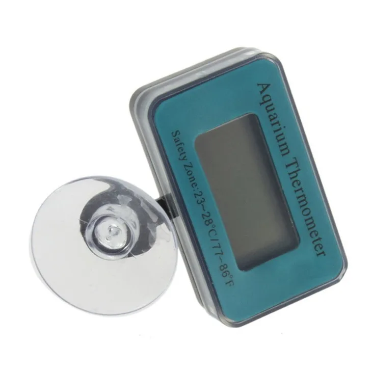 Электронный Погружной аквариумный ЖК-термометр, водонепроницаемый беспроводной, ЖК-термометр с присоской
