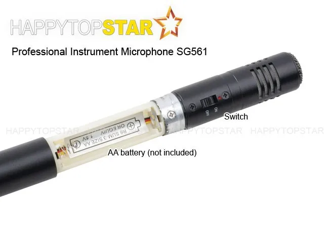 Профессиональный аудиоприбор направленного микрофона SG-561 для латунных Тростников пианино и других музыкальных инструментов шоу