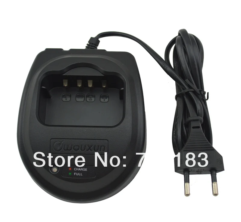 Оригинальный WOUXUN RC14E Li-Ion Зарядное устройство для KG-UV6D кг-689 KG-UVD1P с кабелем переменного тока