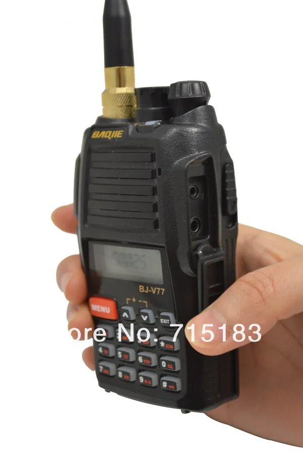 UHF 400-470 MHz 5 W 128CH BaoJie BJ-V77 Профессиональный FM портативный двухстороннее радио