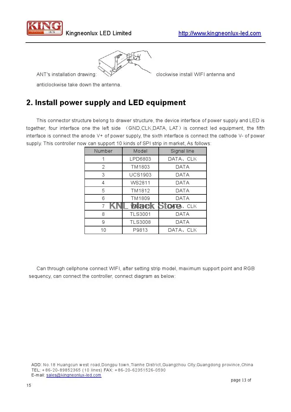 Светодио дный led Wi Fi SPI управление Лер RF touch remote и android, ios сотовый телефон управление, DC12-24V
