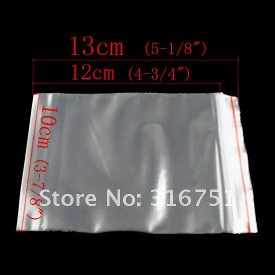 100 шт. самозапечатывающийся пакеты с застежкой zip-lock 10x15 см/мешки для упаковки(w00876