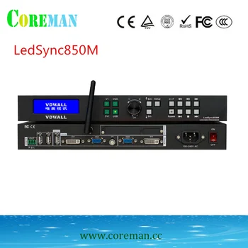 

Free shipping online real-time vod through wifi supported LedSync850M Video Processor video VGA, DVI / USB