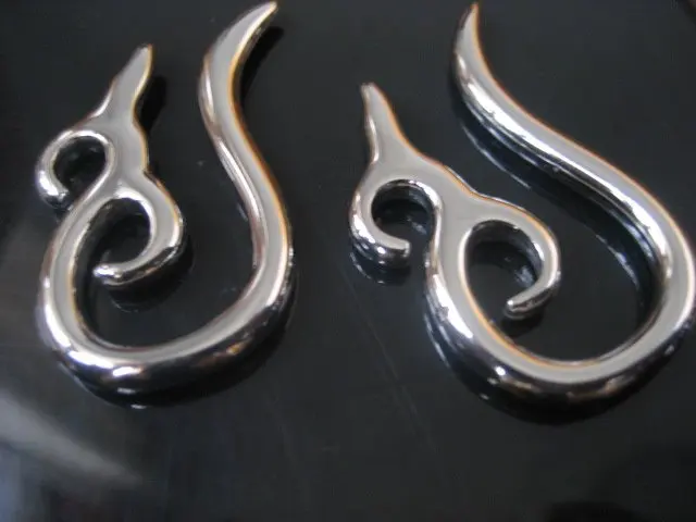 Новая мода Украшения для тела-беруш Expander хирургические Сталь уха Тоннели Earlets 2-6 мм Бесплатная пересылка