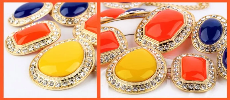 Крыло Yuk Tak Collares Collier Новейшее модное эффектное ожерелье s для женщин в Европе яркие ожерелья оптом