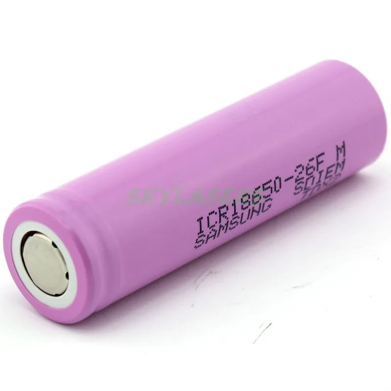 4 шт./лот 18650 ICR 18650-26F 2600mAh литий-ионный аккумулятор 3,7 v для фонарика