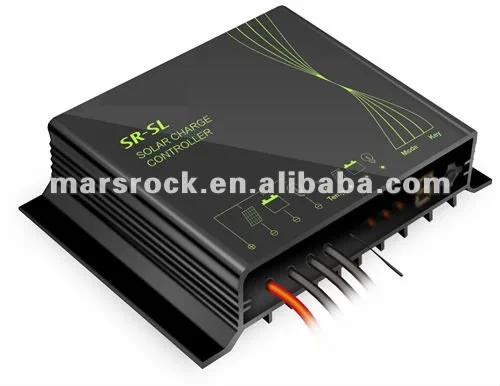 5A 12 В/24 В, ip68 Водонепроницаемый pwm-led Контроллер заряда, алюминиевый корпус, против коррозии, внешний датчик температуры