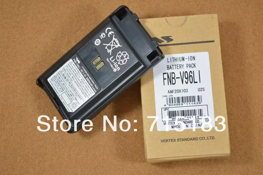 Vertex Стандартный FNB-V96LI DC 7,4 V 2000 мА · ч, литий-ионный, repleace Батарея пакет для VX-350 VX-351 VX-354
