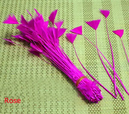 200 шт./лот 10-15 см перо Stripped Турции кучу-Multicolor-отделка для шляп нахлыстом