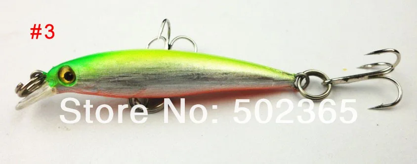 Freeshippig 50 шт. рыбалки приманку минноу рыболовные снасти Crankbait лур жесткого пластика приманки приманка 5 см 2.1 г 10# крючки малый гольян лодки воблеры блесна рыбалка рыболовные снасти