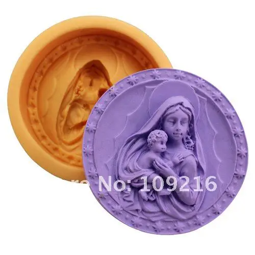 1 шт. мать, охватывающей Lovely Baby(r0650) Силиконовые ручной Мыло Mold ремесел DIY Плесень