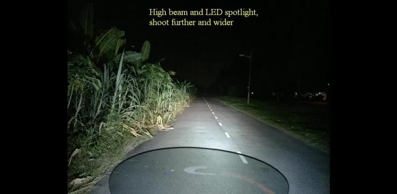 Lddczenghuitec мотоцикл свет 3400lm 35 Вт 4* U6 CREE LED chipmotorcycle фара мотоцикл spotlight