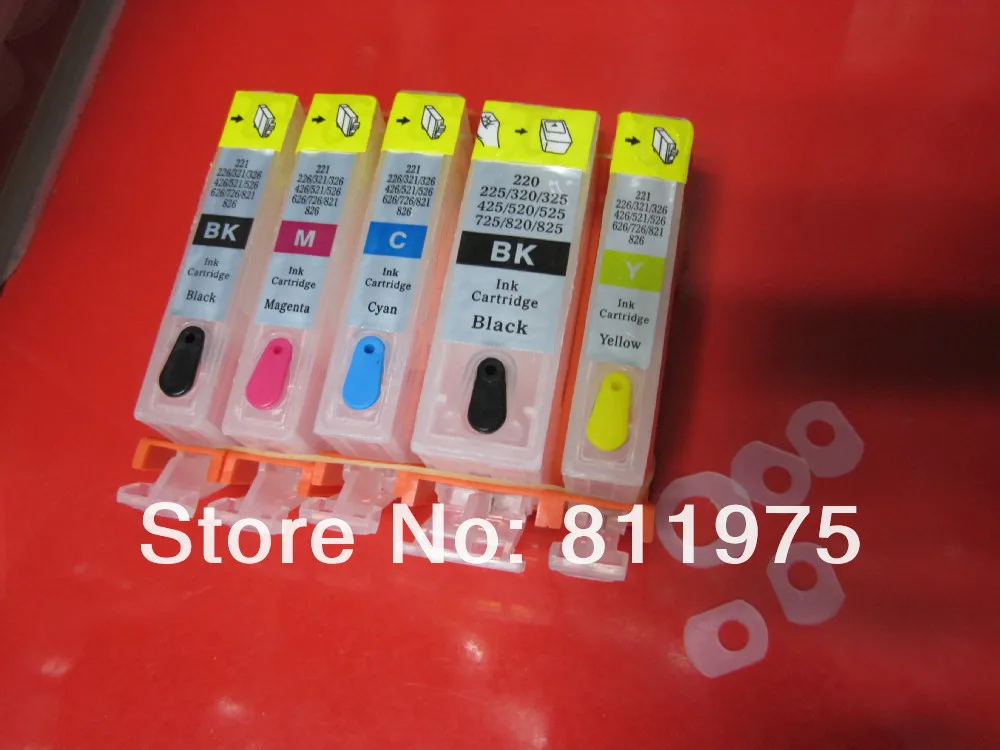 PGI-225PGBK 225 PGBK BLACK Printer Ink Cartridge W CHIP for Canon Pixma ip4820
