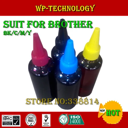 [4color Dyebased] совместимые красящие чернила специализированный костюм для Brother 4 цветной принтер, высокое качество, BK C M Y