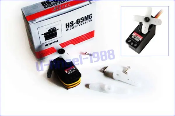 Original hitec embutido 65mg micro servo futaba jr trex 450 v2