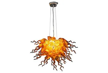 

Energy Saving Crystal LED Well Designed Hand Blown Glass Tiffany Style Small Elegant Modern Decoration Ceiling Chandelier