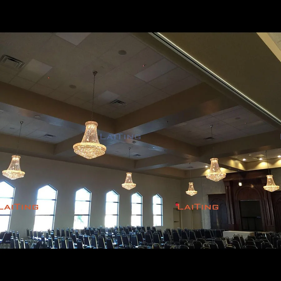 Лаитинг освещение французский Золотой Роскошная Империя K9 хрустальная люстра