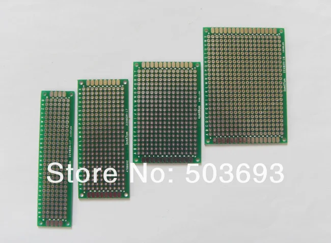 20 шт./лот 2x8 3x7 4x6 5x7 cm двухсторонний Прототип PCB Универсальный доска 2*8 3*7 4*6 5*7 штук значение 5 шт