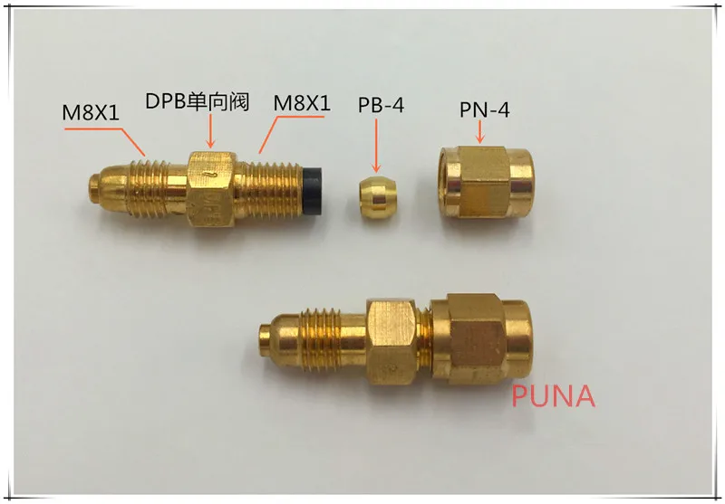 M8* 1 вход/выход латунь масло скорость течения масла дозатор(полистиролсульфонат)/DPB-2series для Централизованная смазка системы/фрезерный станок с ЧПУ центр