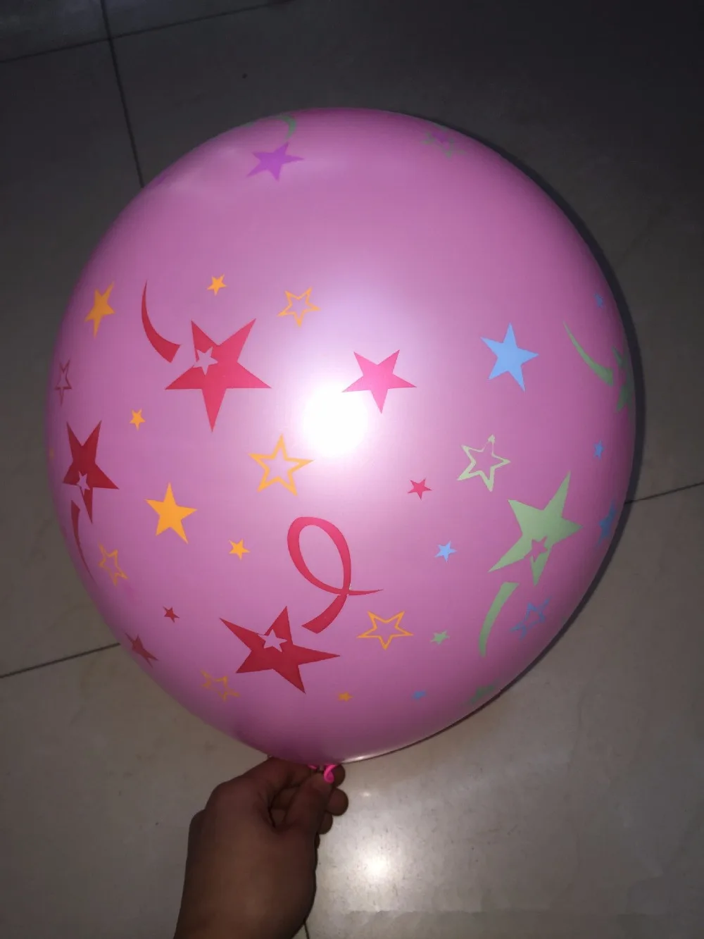 

100pcs/lot 12inch Fireworks Balloons Wedding Decoration Star Ribbon Printing Latex Balloon Birthday Party Decorations