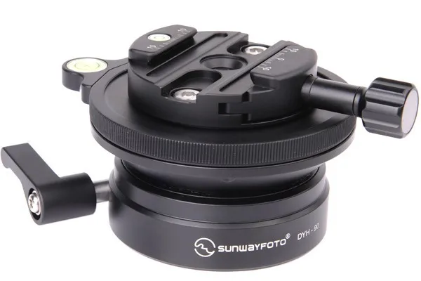 SUNWAYFOTO DYH-90i& DDY-64iL Выравнивающая база и дисковый зажим посылка RRS Benro Sirui Acratech совместимый