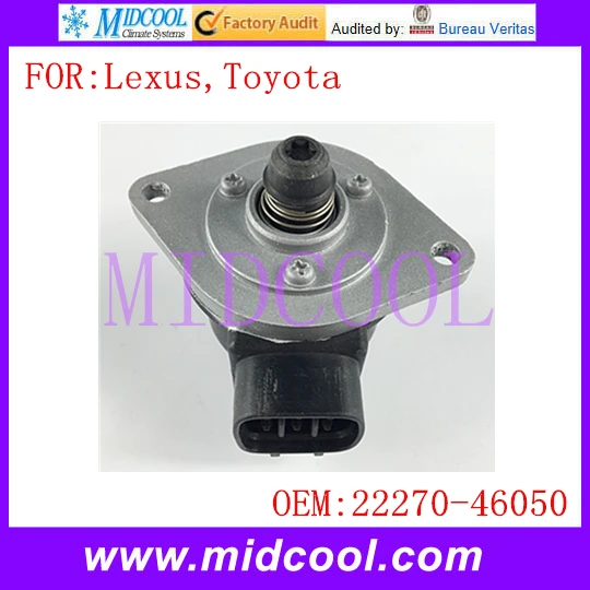 New Auto IAC Idle Air Control Valve use OE NO. 2227046050 / 22270 46050
