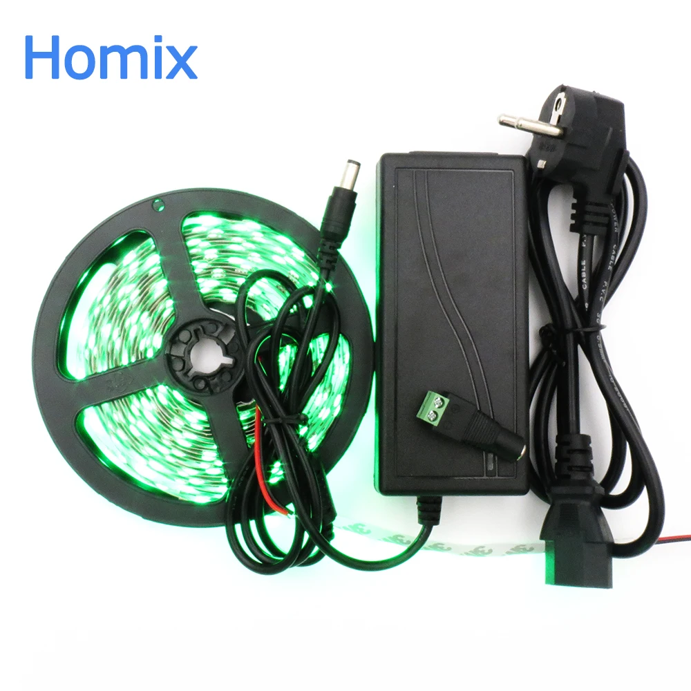 5 м SMD 5050 RGB Светодиодная гибкая полоса светильник комплект 300 светодиодный s 60LED s/M