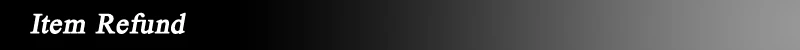 Item Refund