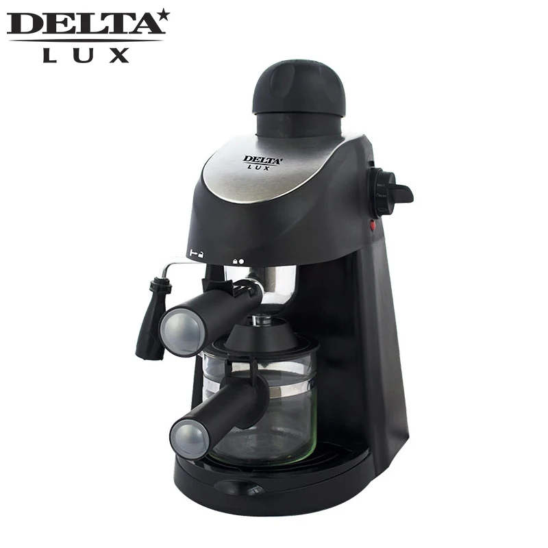 DL-8150K Coffee maker machine black drip, cafe household american
plastic material, full automatic, work indicator DELTA
