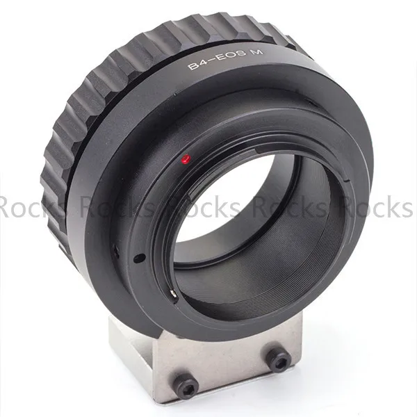 Newest Tripod adapter suit for B4 2/3" CANON FUJINON broadcast lens to canon EOS M
