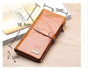 Free Shipping 100%  Genuine Leather  women's Long section of the multi-card wallet Retro purse.Clutch Bag JJ1028
