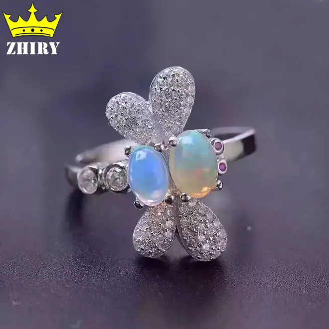 sterling silver opal ring blue nile