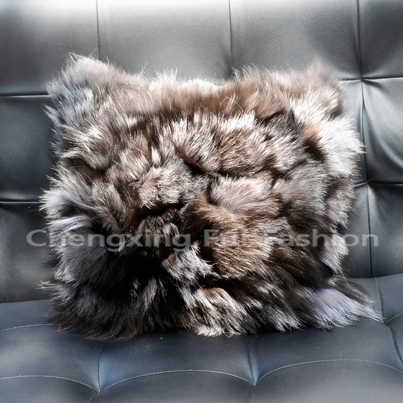 CX-D-52 45X45 см чехол для подушки из лисьего меха