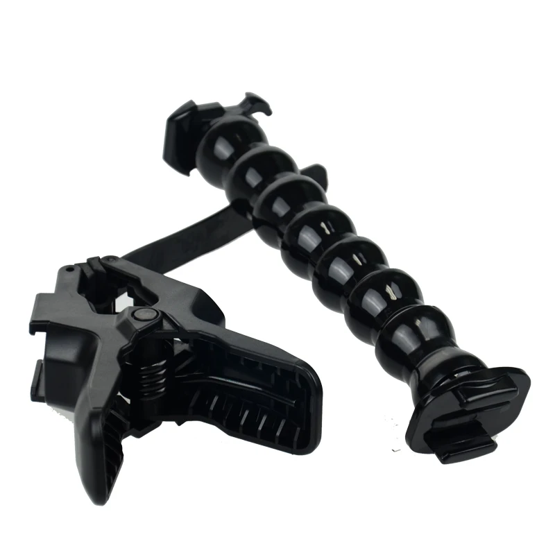 Челюстей Flex Clamp Mount для GoPro аксессуары Go Pro Hero 7/6 3 3+ 4 4 session SJCAM SJ4000 SJ5000 M20 спортивной экшн-камеры XIAOMI YI 2 4 k Экшн-камера Eken h9r/h9