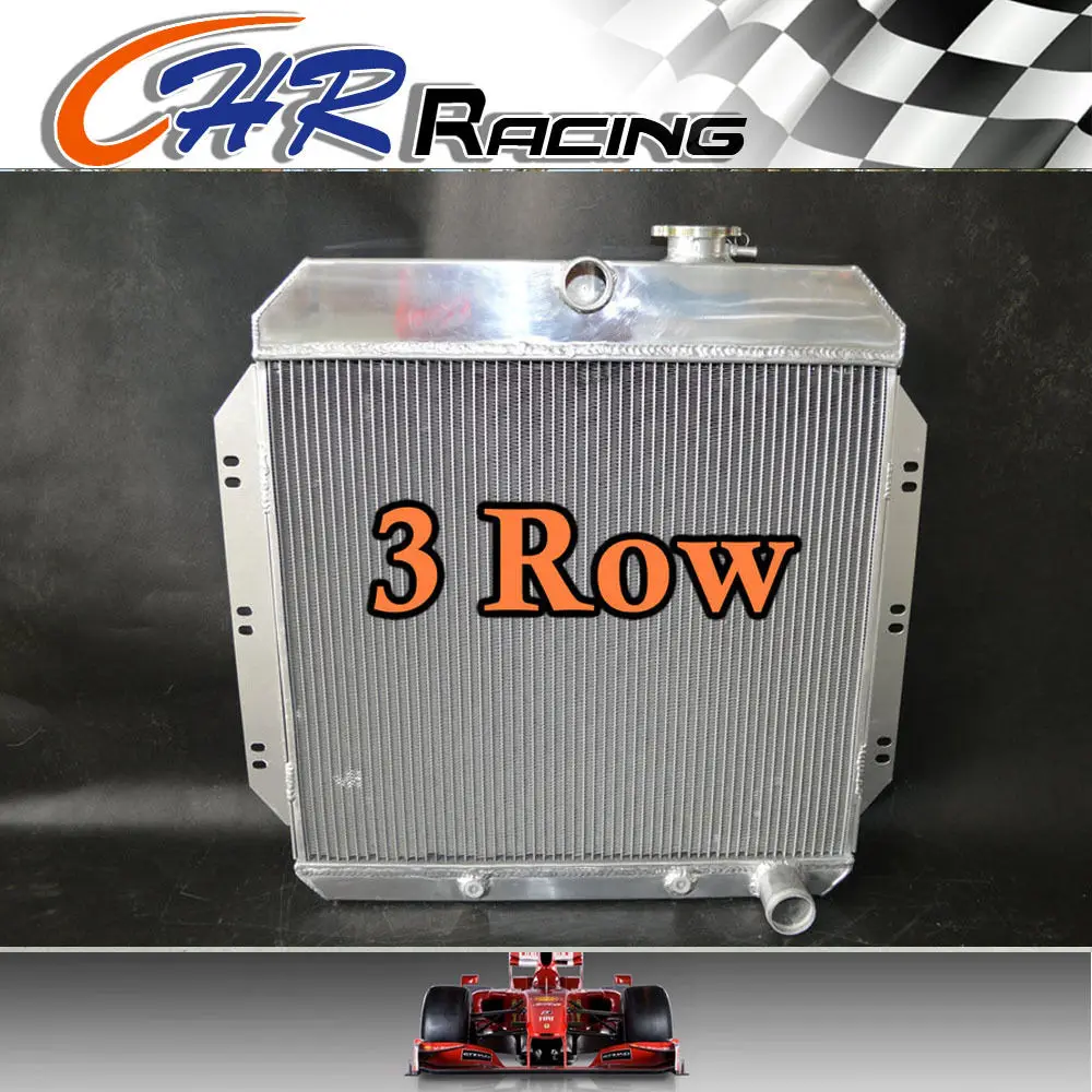 All Aluminum Radiator Fit 1949 1950 1951 1952 1953 1954 Chevy Pickup Truck 3Rows