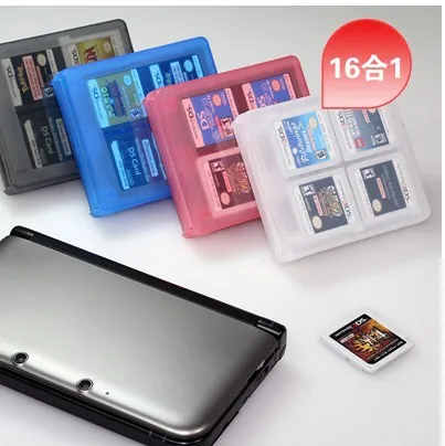 Аксессуары для игры Nintendo Новые 3 DSLL/XL Ева жесткий чехол сумка + один 16in1 игры держатель для хранения