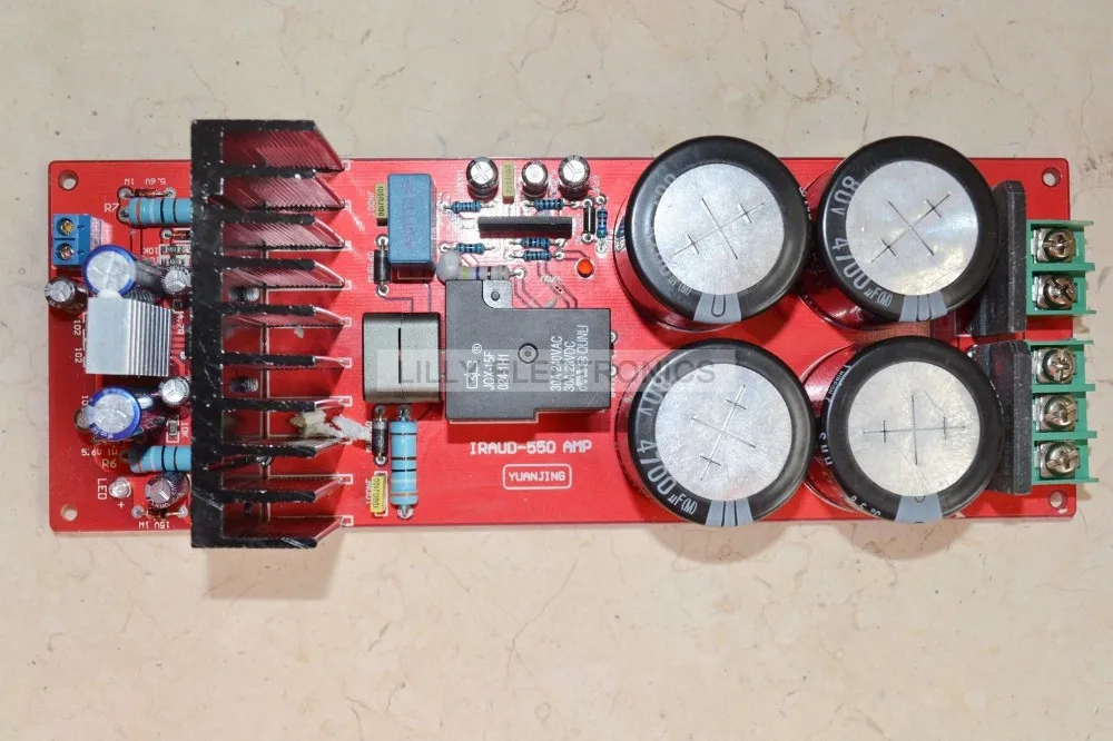 YJ-IRADUD550 IRS2092 платы усилителя класса D 700 Вт 4ohm/350 Вт 8ohm Динамик защиты