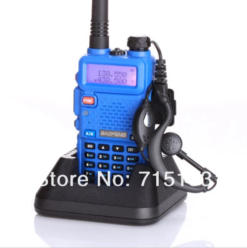 2 шт. BAOFENG UV-5R 5 Вт рация 136-174/400-520 МГц двухдиапазонный UHF/VHF портативный Ham двухстороннее радио 128CH UV5R