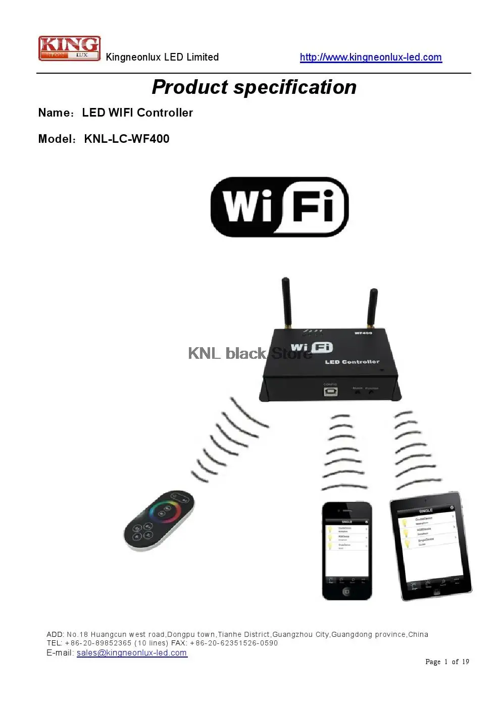 iPhone Ipad и планшет Android управление DC Светодиодный контроллер Wi-Fi с usb-кабелем для передачи данных