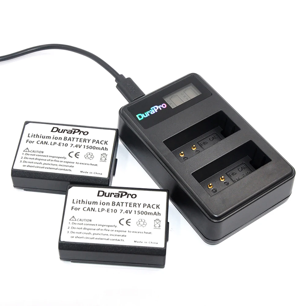 3 шт. LP-E10 LP E10 LPE10 батареи+ USB зарядное устройство для lcd дисплея для цифровой однообъективной зеркальной камеры Canon EOS 1100D 1200D поцелуй X50 X70 Rebel T3 T5 цифровой Камера