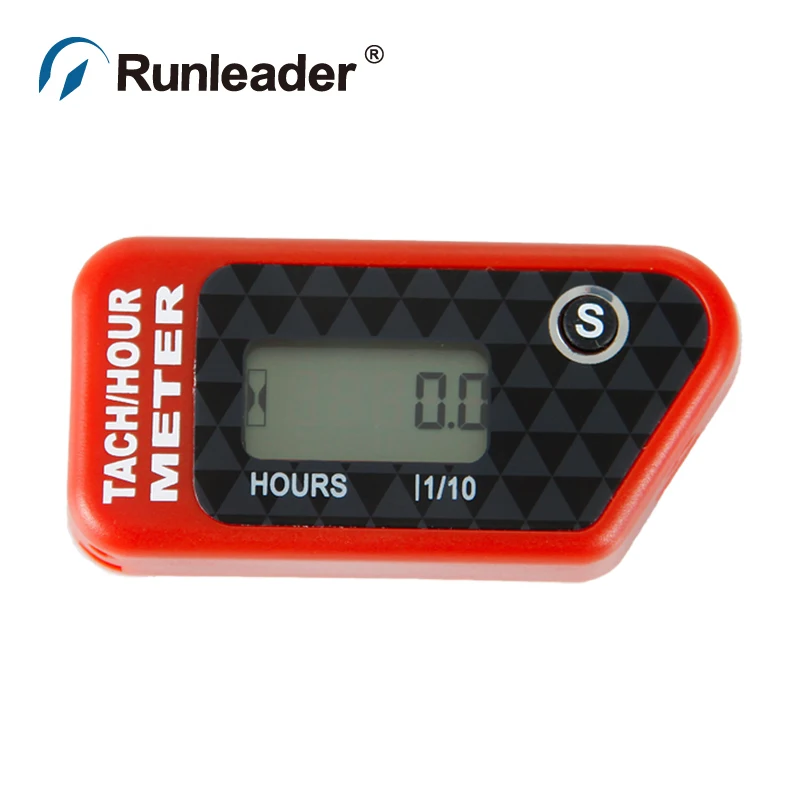 Runleader Tachometer Digital Hour Meter Tach Gauge RPM meter for jet ...