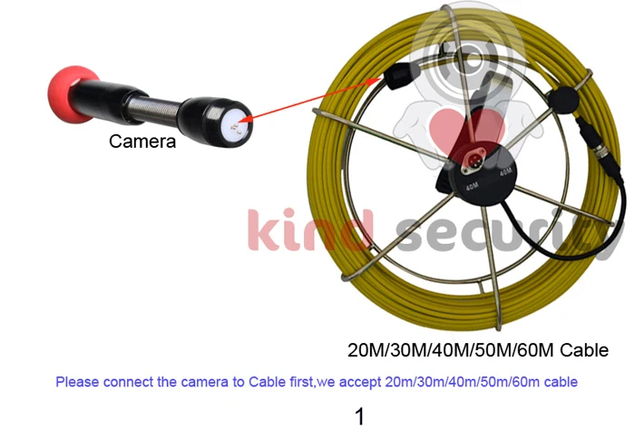 20 м кабель промышленного эндоскопа подводной системы видео стенки трубы инспекции канализации Камера DVR HD 700TVL